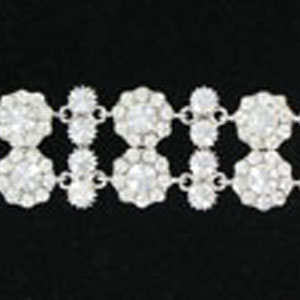 Jewelry by HH Womens JB-P001968 clear Beaded Bracelets Jewelry