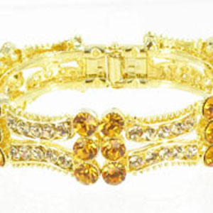 Jewelry by HH Womens JB-PD00338 topaz Beaded   Bracelets Jewelry