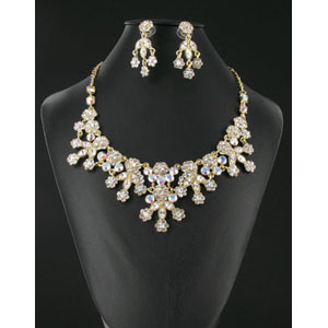 Jewelry by HH Womens NS-H001852 gold Beaded Necklaces Jewelry