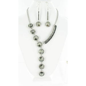 Jewelry by HH Womens NS-H003146 black Beaded Necklaces Jewelry