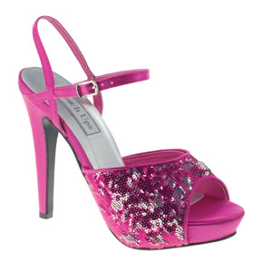 fuchsia prom shoes